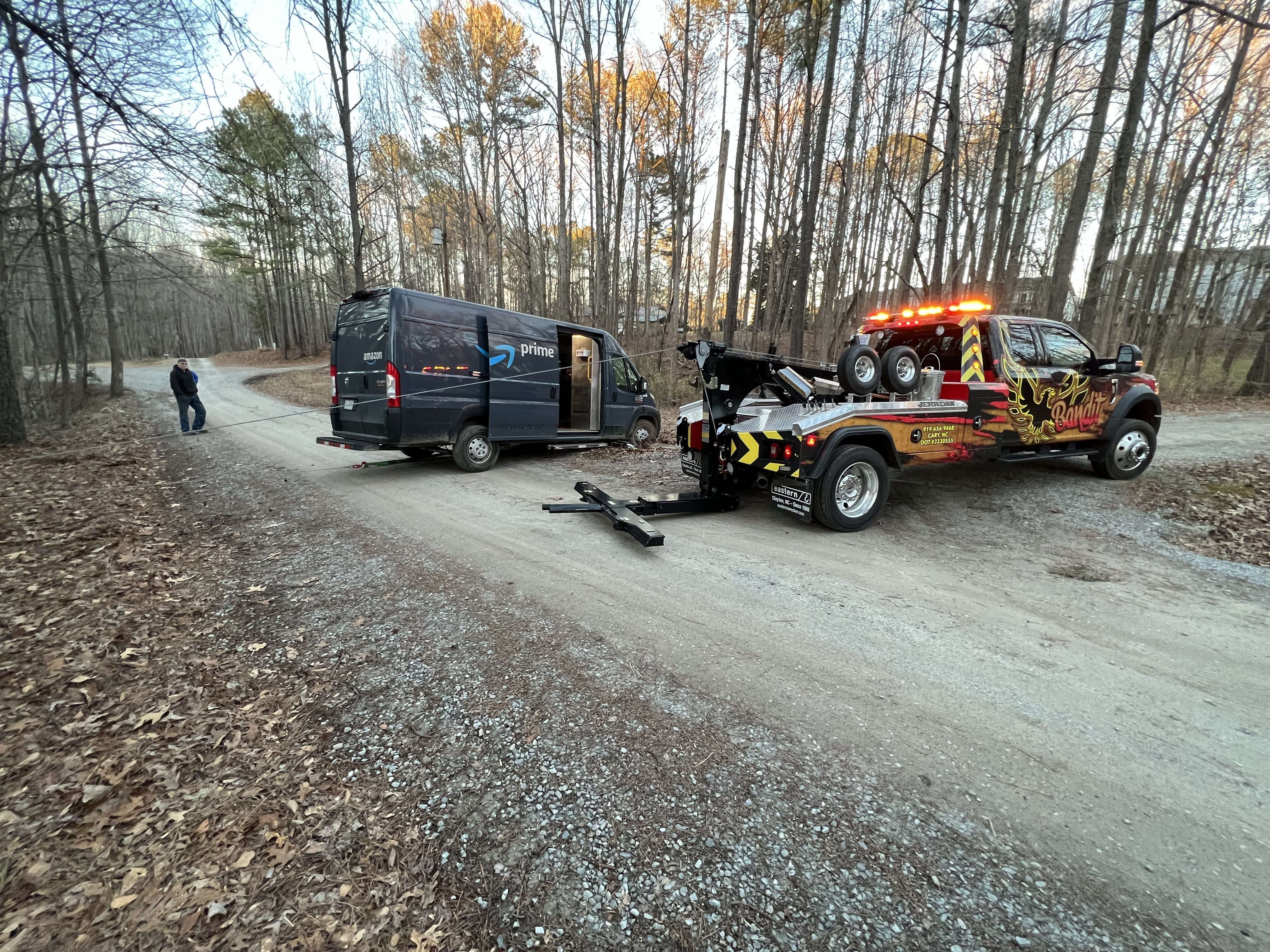 Bandit Towing on the job