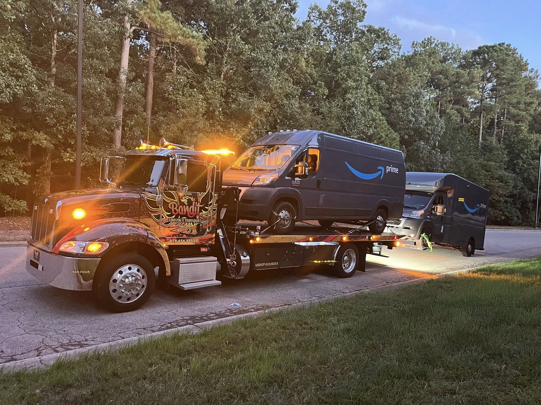 Bandit Towing on the job